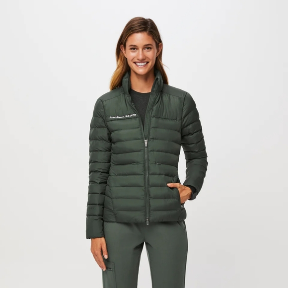 Figs Jackets & Coats Figs New On Shift Packable Puffer Jacket Small